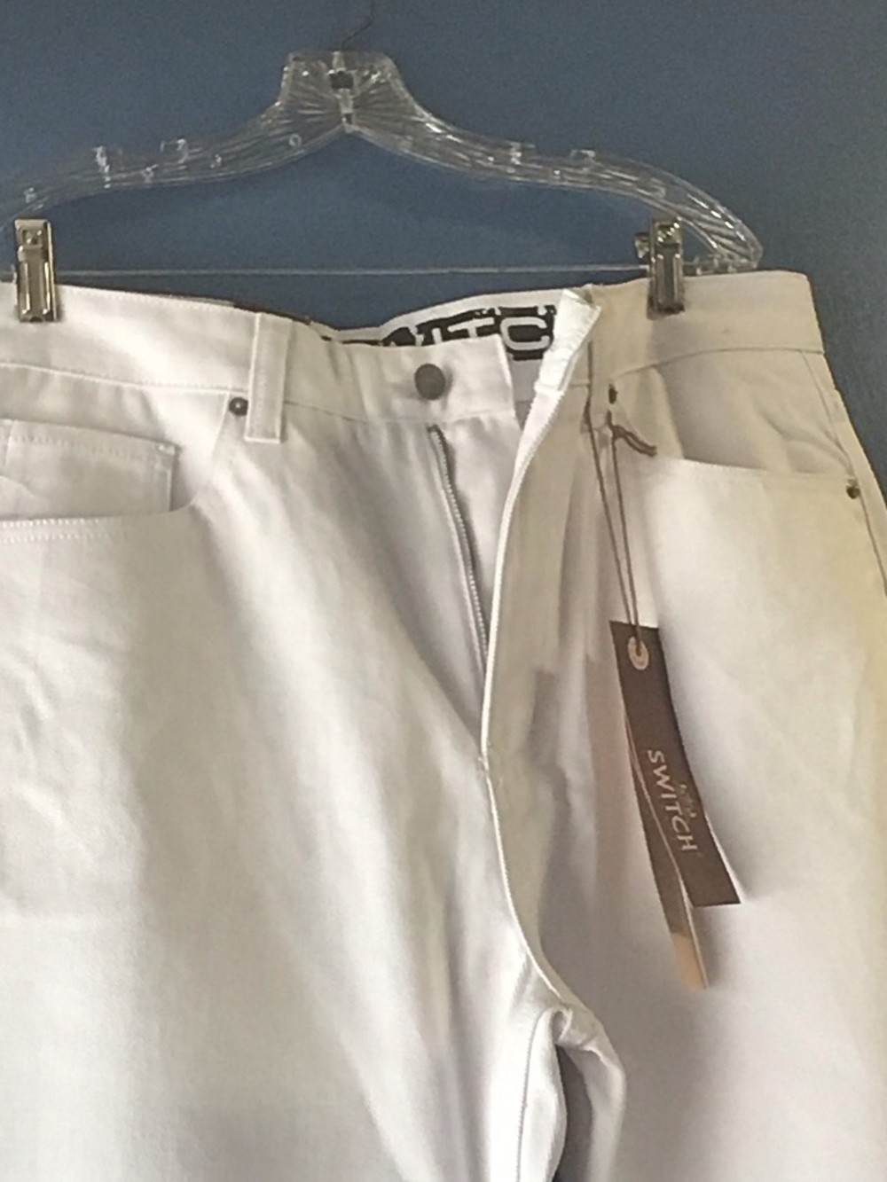 Men’s Straight Jeans in White